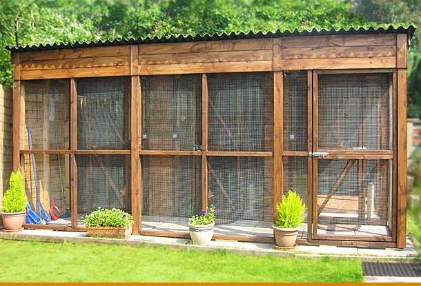 Steps Cattery Stafford new heated cat-cabins